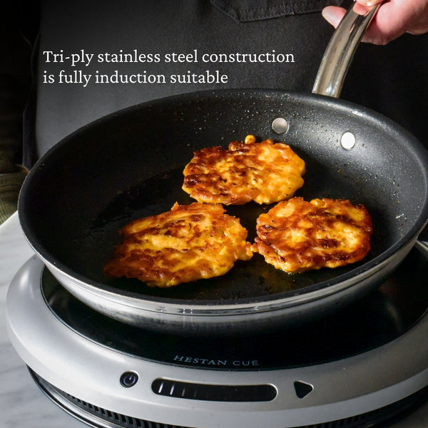 Hestan ProBond® Forged 11" Professional Clad Stainless Steel Skillet with TITUM Nonstick (31575)