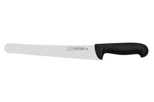 Comas Bread and Pastry Knife 250 Carbon Stainless Steel Black(10084)