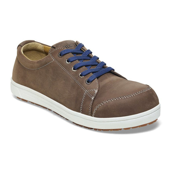 Birkenstock Shoes QS500 Steel Toe Nubuck Leather in Brown Color Regular Width, (1011 232)