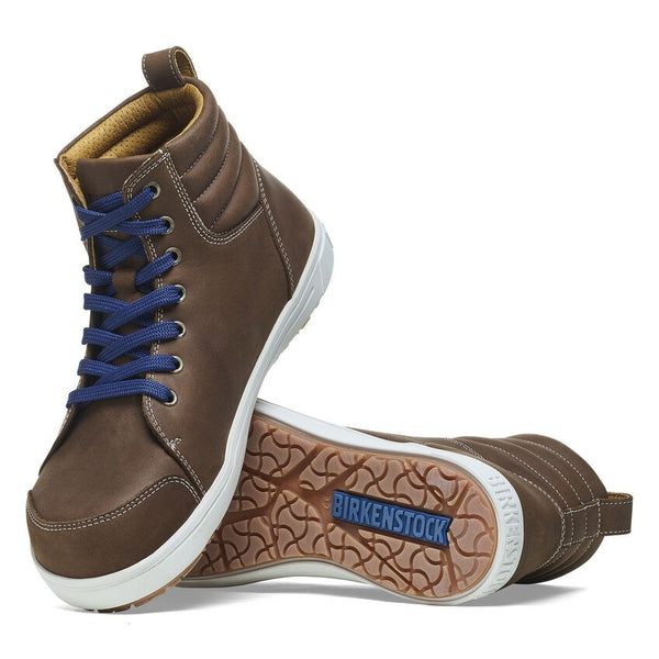 Birkenstock Shoes QS700 Steel Toe Nubuck Leather in Brown Color Regular Width, (1011 237)