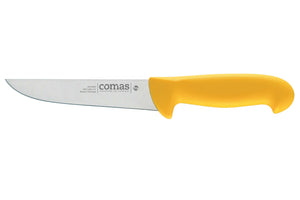 Comas Butcher Knife 160 Carbon Stainless Steel Yellow(10119)