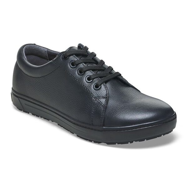 Birkenstock Shoes QO500 Leather in Black/Black Color Regular Width, (1021 021)