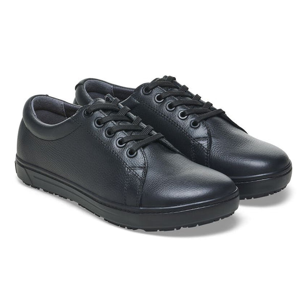 Birkenstock Shoes QO500 Leather in Black/Black Color Regular Width, (1021 021)