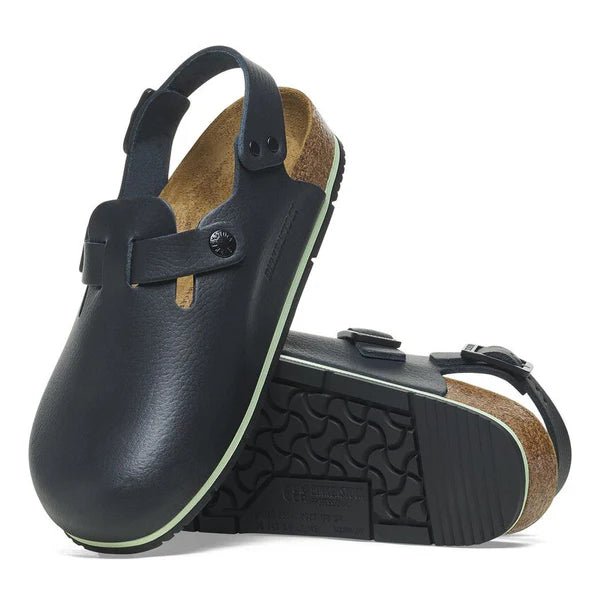 Birkenstock Shoes Tokio Pro Leather in Black Color, Narrow Width, (1026 231)