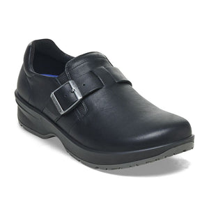 Birkenstock Shoes Caris Pro Leather in Black Regular Width, (1027 414)