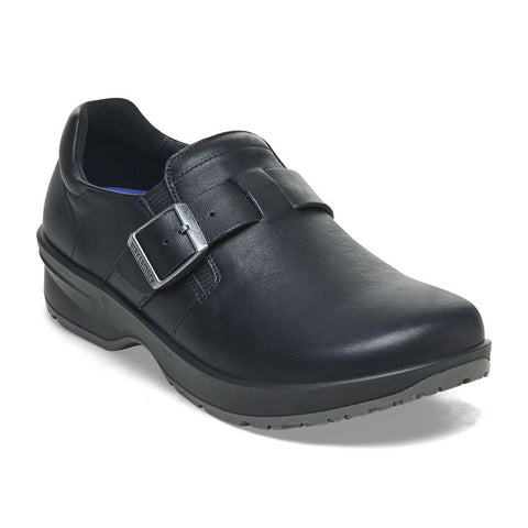 Birkenstock Shoes Caris Pro Leather in Black Regular Width, (1027 414)