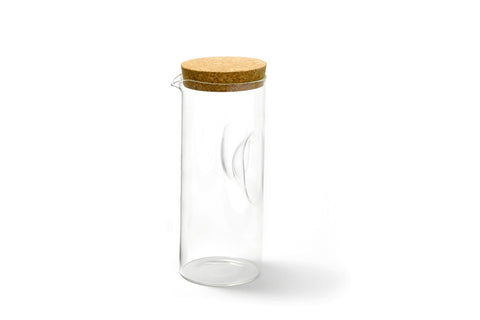 Comas Glass Jar With Cork Lid 1800 Cl Jarras Transparent(10807)