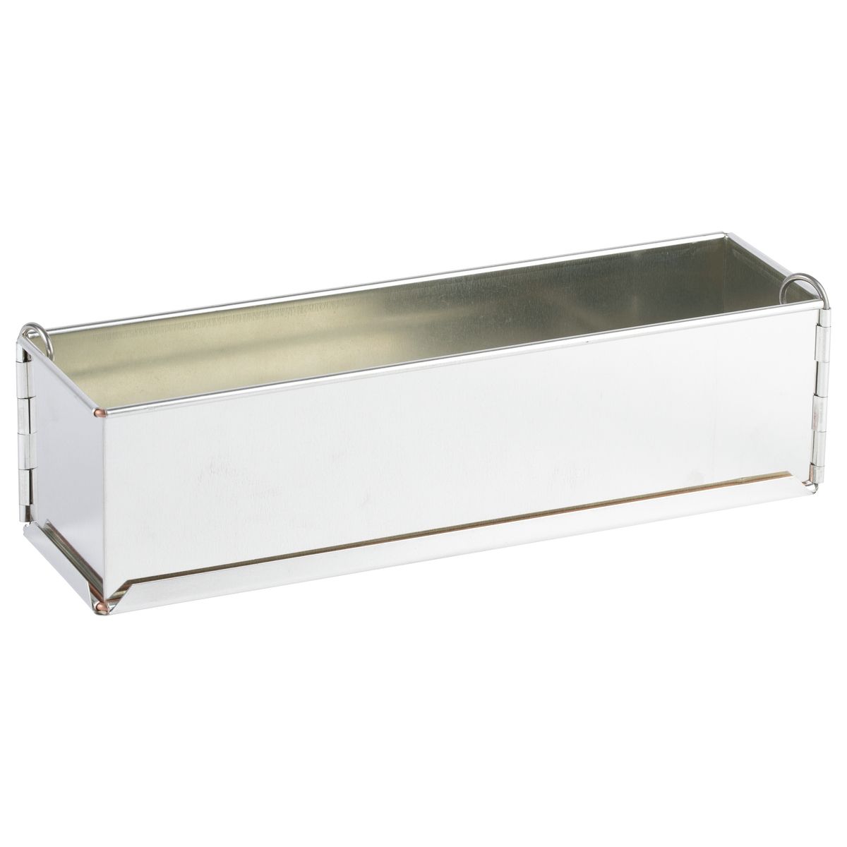 Louis Tellier Gobel Tin Long Plain Loaf Pan W/ Hinges L20''Xl3''Xh3''(119740)