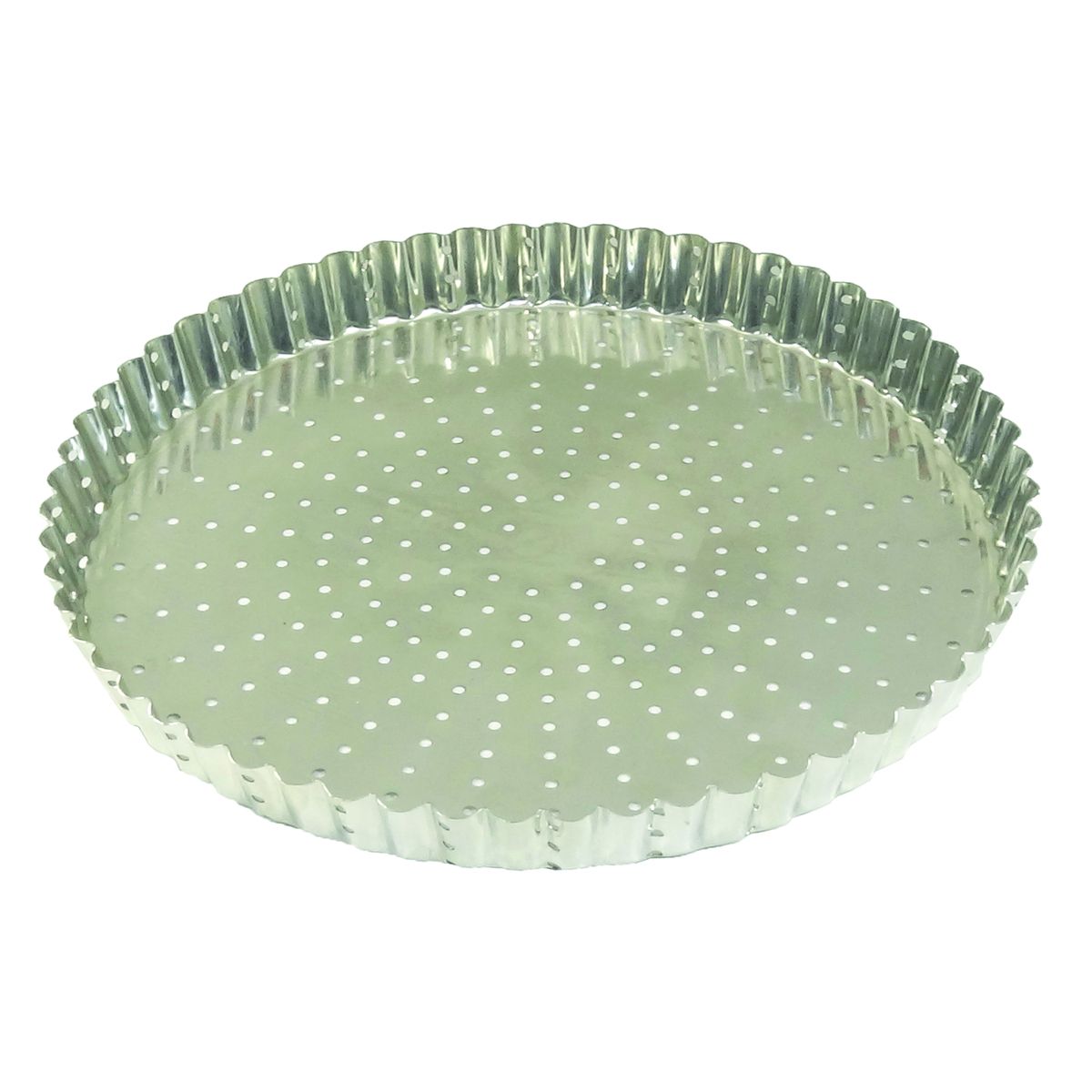 Louis Tellier Gobel Tin Round Fluted Tart Mould 12 5/8''X1 1/8''H (126350)