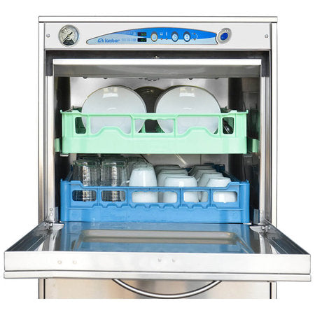 Eurodib Lamber 30 Racks/Hr High Temperature Undercounter Dishwasher w/ Drain & Chemical Pumps F99EKDPS