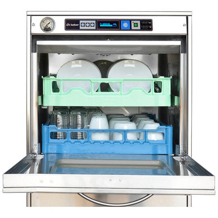 Eurodib Lamber 30 Racks/Hr High Temperature Undercounter Dishwasher w/ Drain & Chemical Pumps F99DYPS