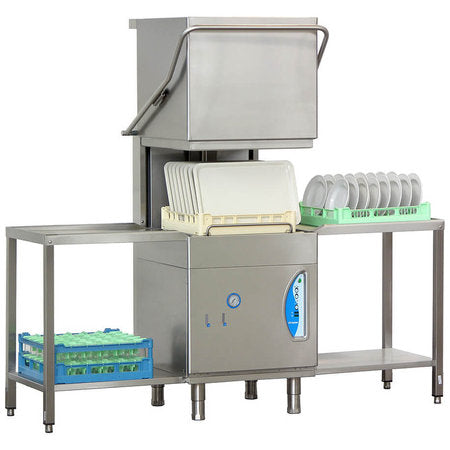 Eurodib Lamber Dishwasher High Temperature Sanitizing Single Rack (L25EKS 3PH), Free shipping