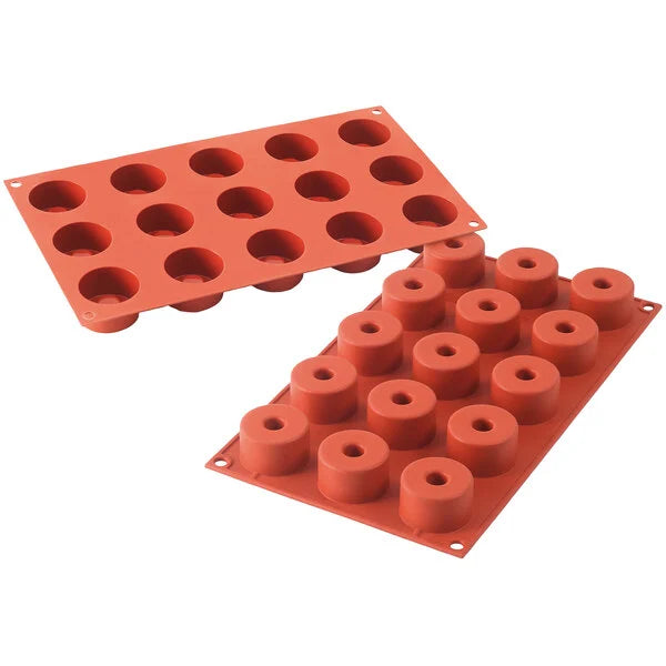 Louis Tellier Silikomart - Discontinued - Round Delice  Red Mold (SF162)