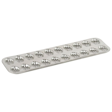 Louis Tellier Tin Small Madeleine Baking Sheet 15 1/2''X 5'' X 1/2''H (164510)
