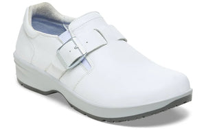 Birkenstock Shoes Caris Pro Leather in White Regular Width , (1027 415)