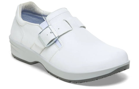 Birkenstock Shoes Caris Pro Leather in White Regular Width , (1027 415)