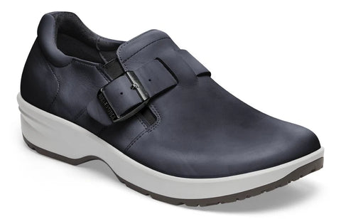 Birkenstock Shoes Caris Pro Leather in Navy Regular Width, (1027 366)