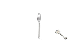 Comas Tie 6 Cake Fork Alida 18/10 Stainless Steel 2mm Silver (1889)