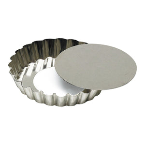 Louis Tellier Round Fluted Tartlet Pan Diam 2'' (193520)