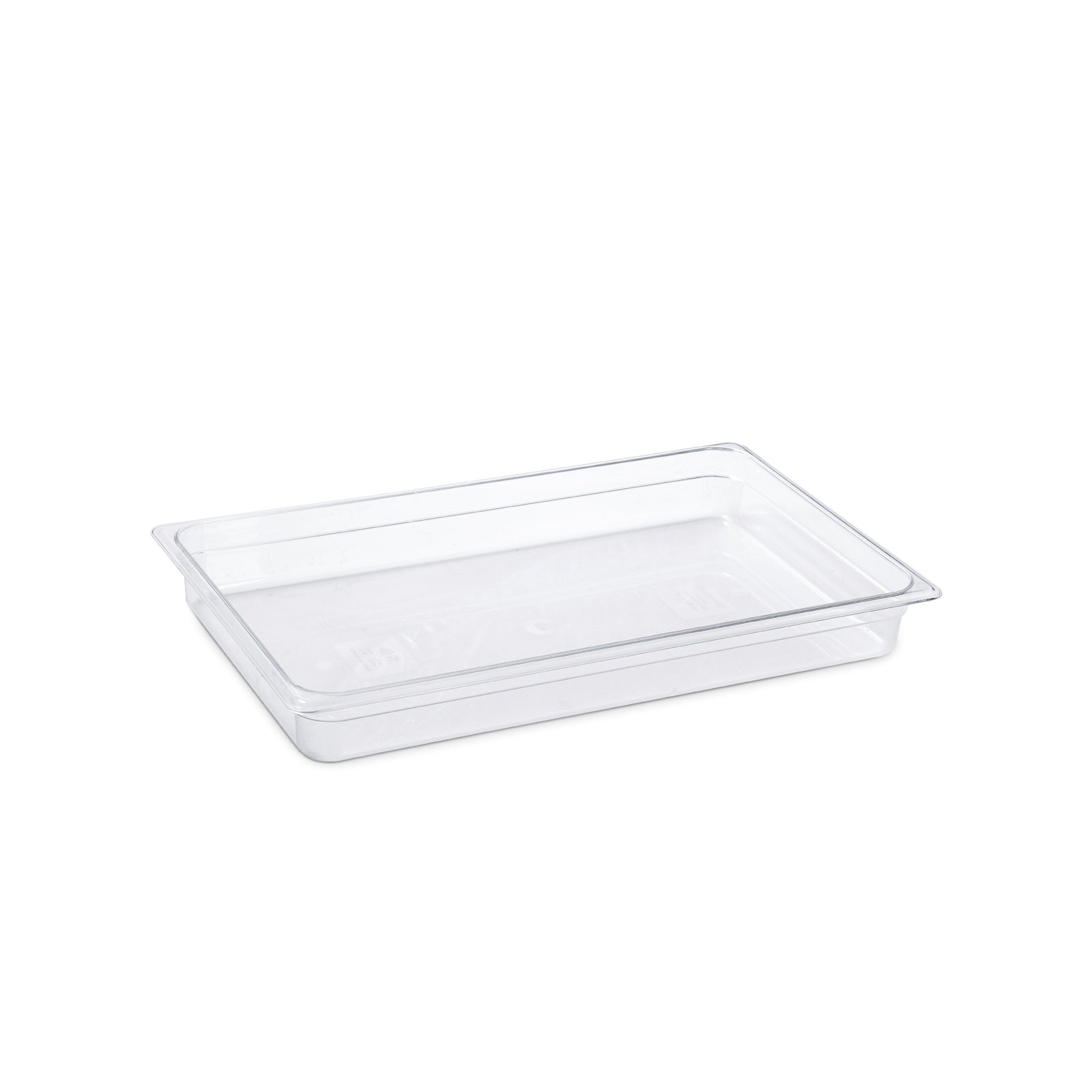 KAPP HS Gastro Polycarbonate Food Pan Clear 1/1 20x13" - 2.5"--Pack of 06(46011065)