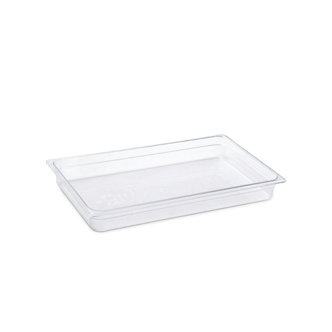 KAPP HS Gastro Polycarbonate Food Pan Clear 1/1 20x13" - 2.5"--Pack of 06(46011065)