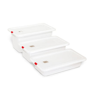 KAPP HS Gastro Polypropylene Food Storage Container 1/6  7x6.5" - 4" (Pack of 12) 46026100
