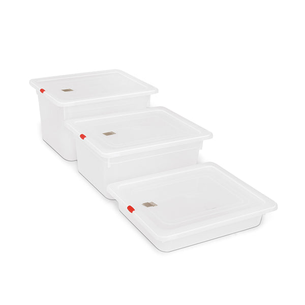 KAPP HS Gastro Polypropylene Food Storage Container 1/2 13x10" - 2.5" (Pack of 12) 46022065