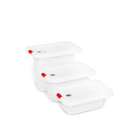 KAPP HS Gastro Polypropylene Food Storage Container 1/9 7x4" - 2.5" (Pack of 12)  46029065