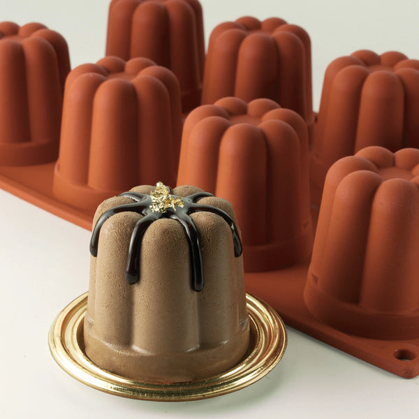 Louis Tellier Silikomart - Silicone Mould N. 8 Bavarese Ø57 H 57 Mm (SF051)