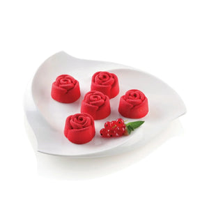 Louis Tellier Silikomart -Silicone Mold N. 15 Small Rose ã¸44 H 27 Mm (SF074)