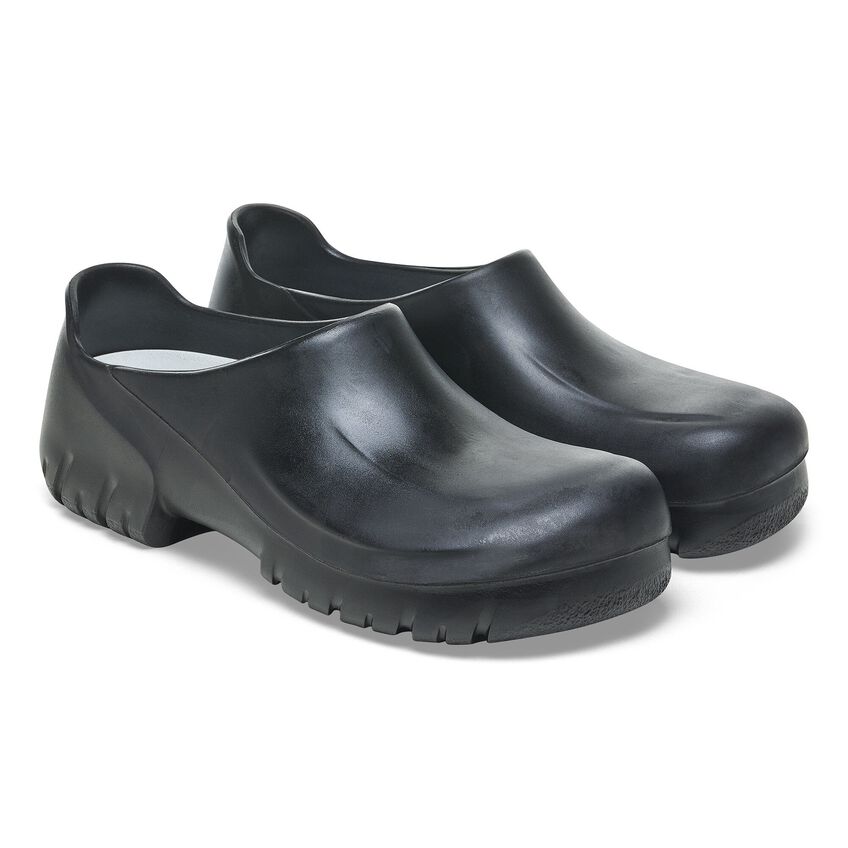 Birkenstock Shoes A640 Steel Toe Polyurethane in Black Color Regular Width , (20272)