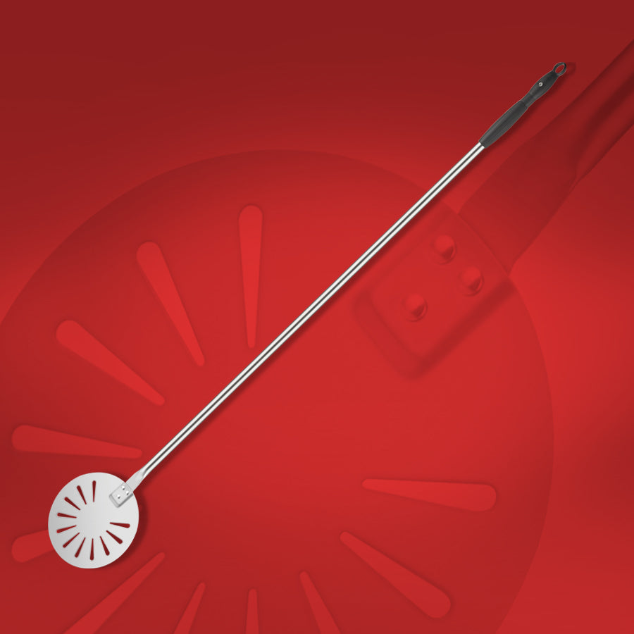 ABM Round Perforated Steel Pizza Peel 18cm (A 342D 18)