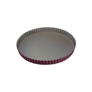 Louis Tellier Gobel Non-Stick Round Fluted Tart Mold Diam 8 5/8'' X 1'' H (226322)