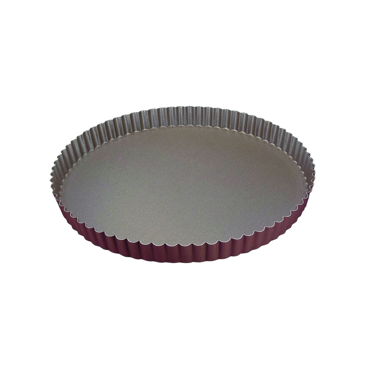 Louis Tellier Gobel Non-Stick Round Fluted Tart Mould Diam 9 1/2'' X 1'' H (226330)