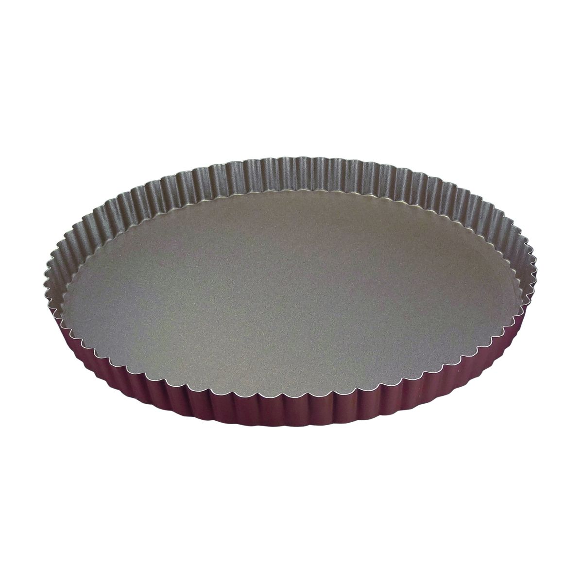 Louis Tellier Gobel Non-Stick Round Fluted Tart Mould Diam 11'' X 1'' H (226340)