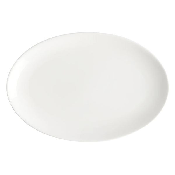 Browne Foundation Coupe Plate Oval, 30.6x20.6cm/12x8", Porcelain (5630117)