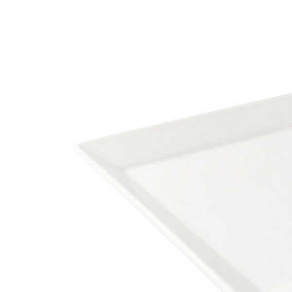 Browne Foundation Wide Rim Plate Square, 25.4cm/10", Porcelain (5630193)
