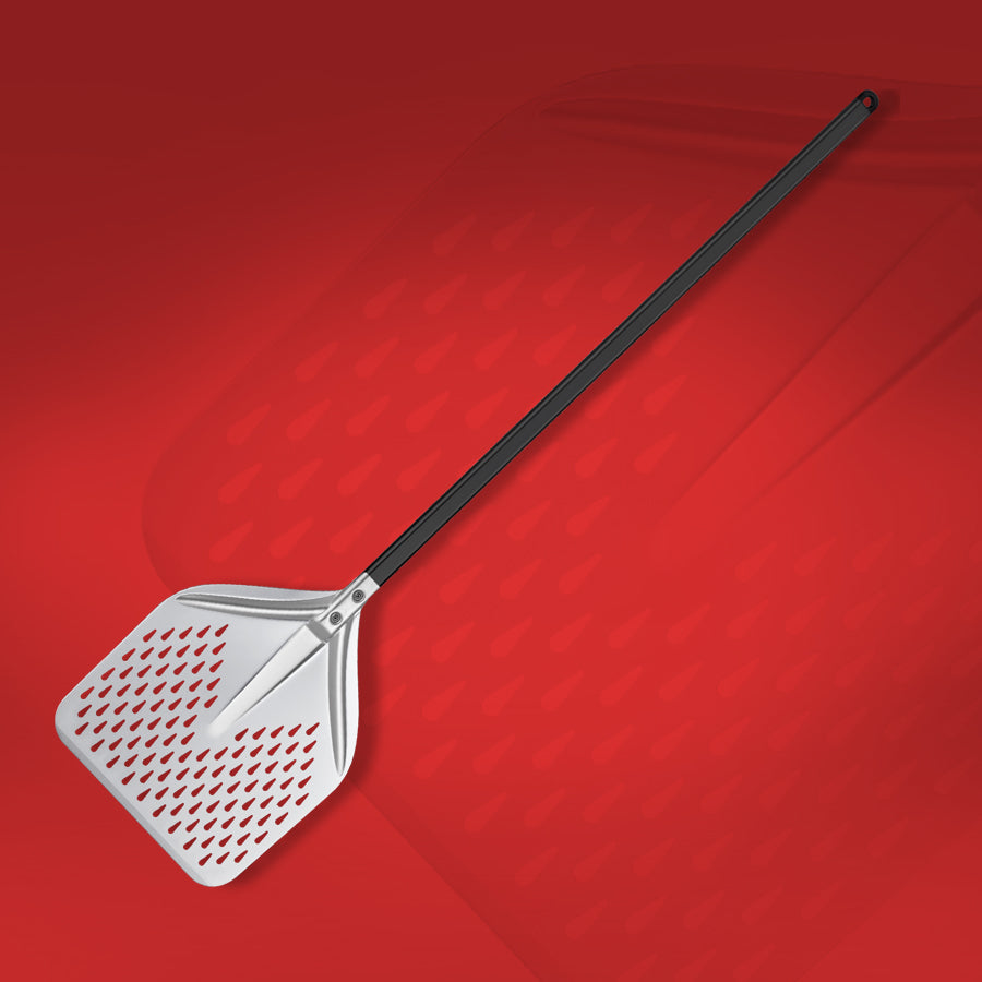 ABM Aluminum Perforated Square Pizza Peel 30cm (A 318 30)