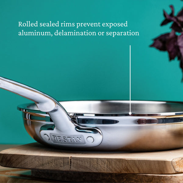 Hestan ProBond® Forged 11" Professional Clad Stainless Steel Skillet (31574)