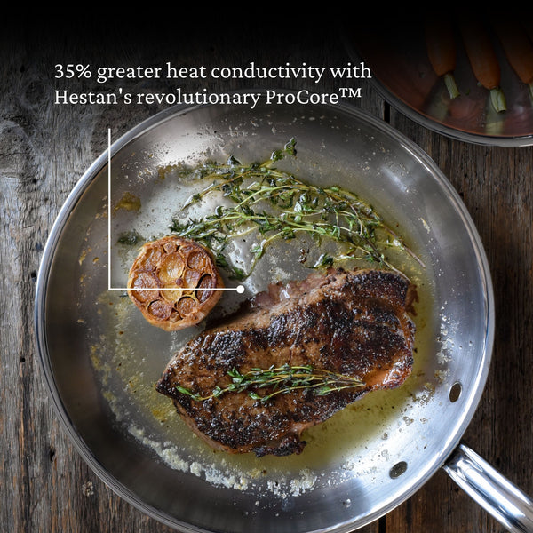 Hestan ProBond® Forged 12.5" Professional Clad Stainless Steel Skillet (31576)