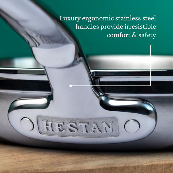 Hestan ProBond® Forged 12.5" Professional Clad Stainless Steel Skillet (31576)