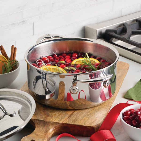 Hestan Hestan ProBond® Luxe™ 15-Piece Polished Professional Clad Stainless Steel Cookware Set (4263298)