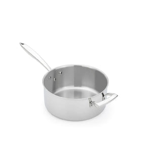 Browne Thermalloy Sauce Pan, Tri-Ply, 9.5"/24cm, 5qt/4.7l,Stainless Steel (5724205)