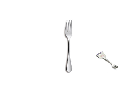 Comas Tie 6 Cake Fork Eco Micro Sevilla S 18/10 Stainless Steel 1.8mm Silver (4755)