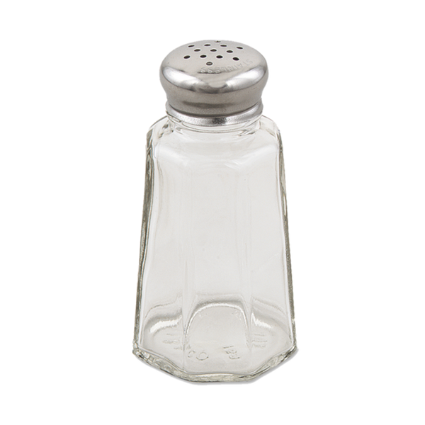 Browne Salt & Pepper Shaker, Mushroom Top, 2oz/59ml, 3.6x2"/9.1x5.1cm (Pack of 12)(571930)
