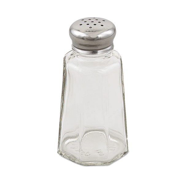 Browne Salt & Pepper Shaker, Mushroom Top, 2oz/59ml, 3.6x2"/9.1x5.1cm (Pack of 12)(571930)