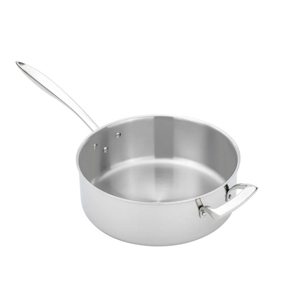 Browne Foundation Thermalloy Sauce Pan, Tri-Ply, 11"/28cm, 6qt/5.68l, Stainless Steel (5724206)