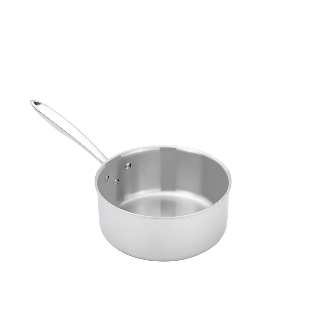 Browne Thermalloy Sauce Pan, Tri-Ply, 8.66"/22cm, 4qt/3.78l,Stainless Steel (5724214)