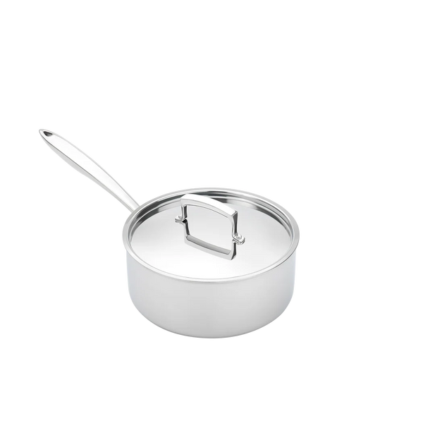Browne Thermalloy Sauce Pan, Tri-Ply, 8.66"/22cm, 4qt/3.78l,Stainless Steel (5724214)