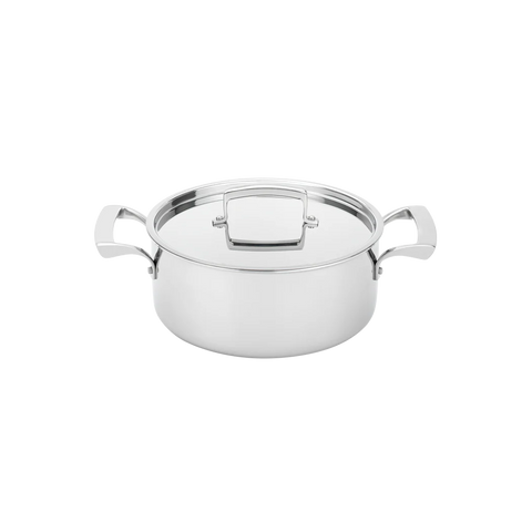 Browne Thermalloy Sauce Pot, Tri-Ply, 8.66"/22cm, 4qt/3.78l,Stainless Steel (5724224)